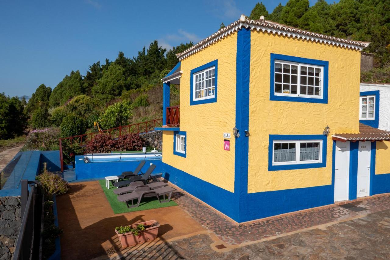 Casa Alba, Casa Rural Con Piscina-Spa Climatizada Hasta 34º Gratuito Y Vistas Al Mar Puntallana Екстериор снимка