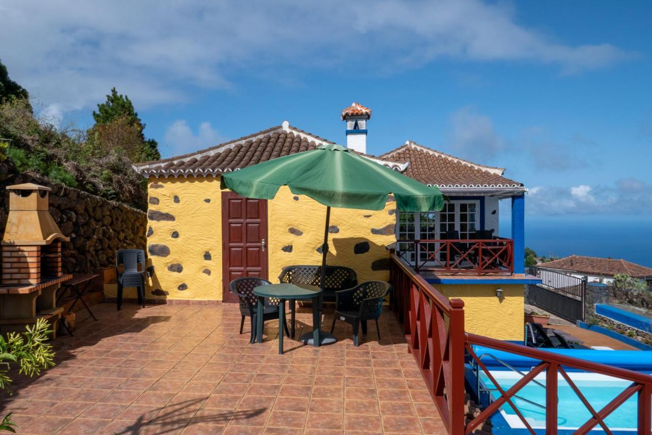 Casa Alba, Casa Rural Con Piscina-Spa Climatizada Hasta 34º Gratuito Y Vistas Al Mar Puntallana Екстериор снимка