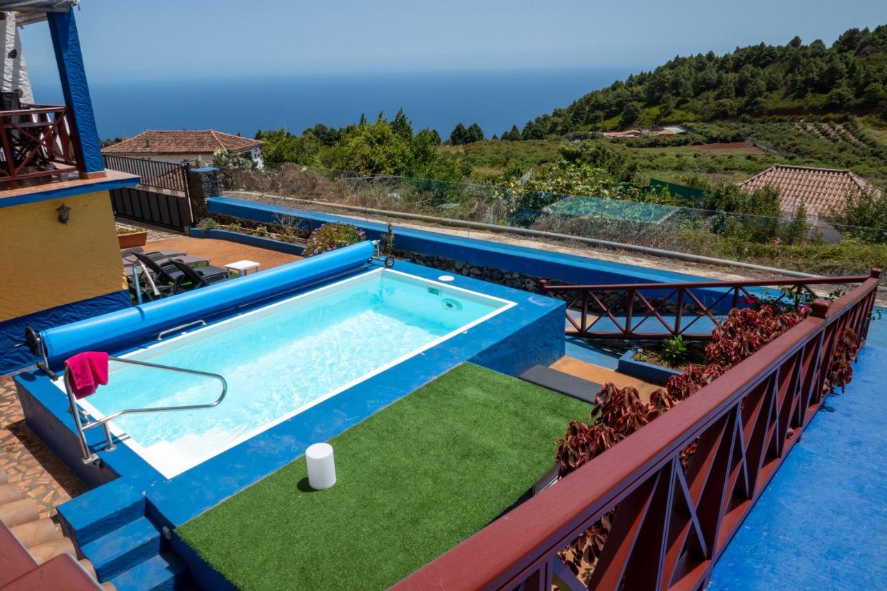 Casa Alba, Casa Rural Con Piscina-Spa Climatizada Hasta 34º Gratuito Y Vistas Al Mar Puntallana Екстериор снимка