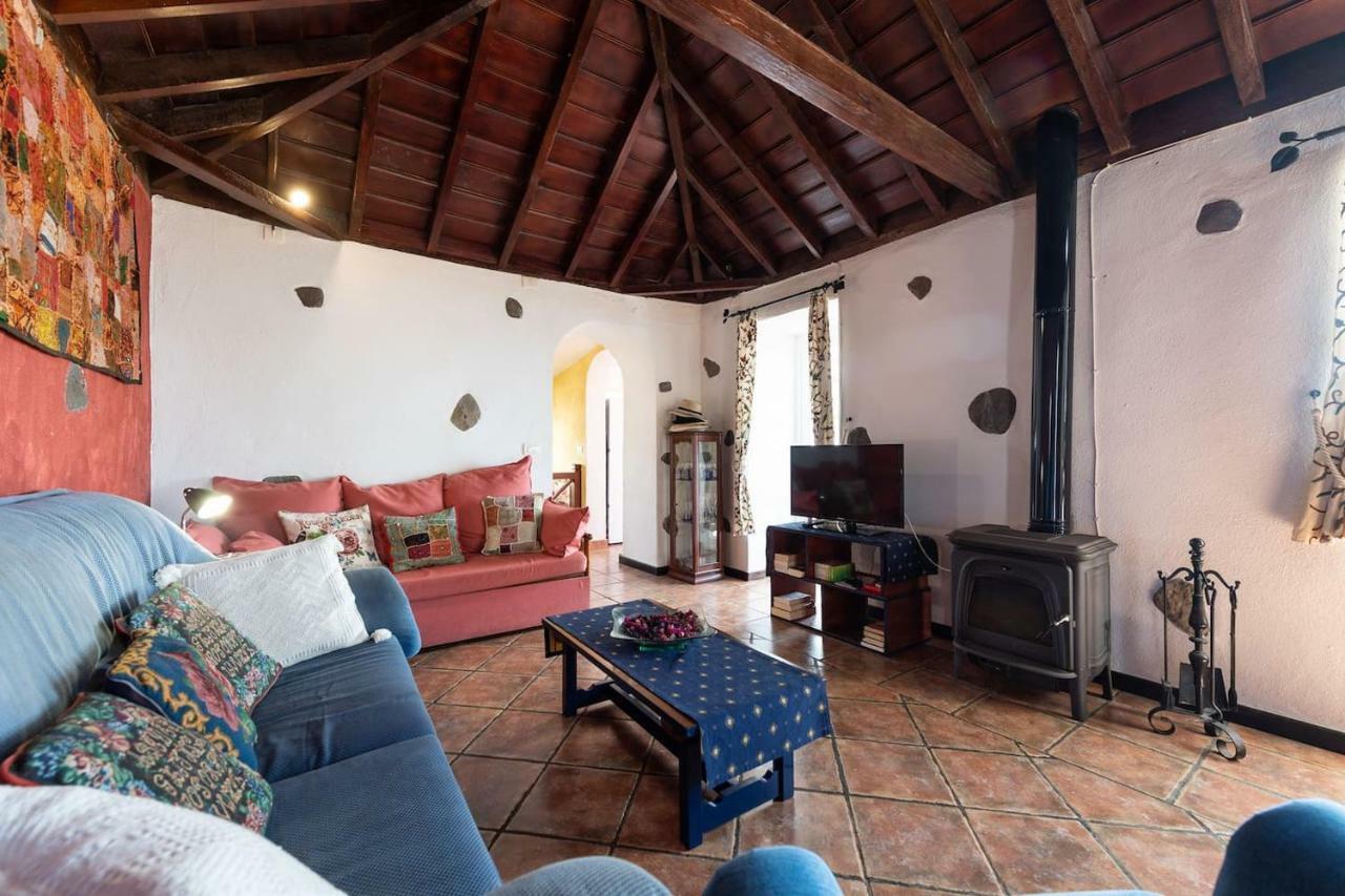 Casa Alba, Casa Rural Con Piscina-Spa Climatizada Hasta 34º Gratuito Y Vistas Al Mar Puntallana Екстериор снимка